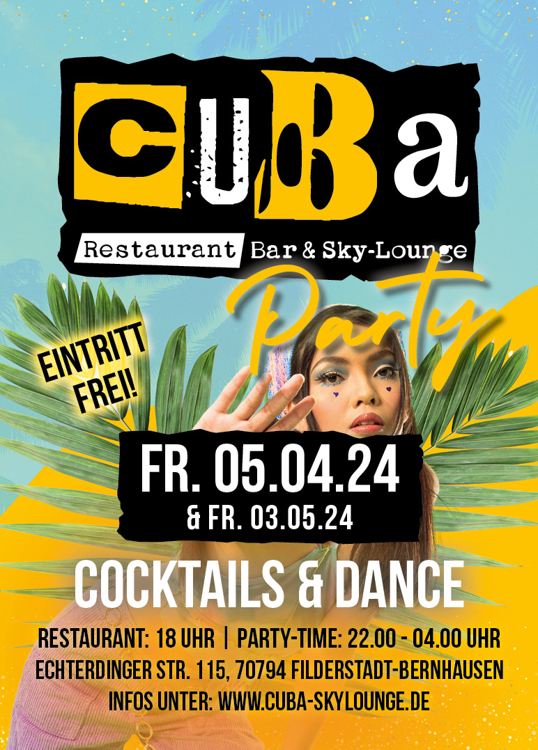 CUBA Party - Restaurant Bar & Sky-Lounge