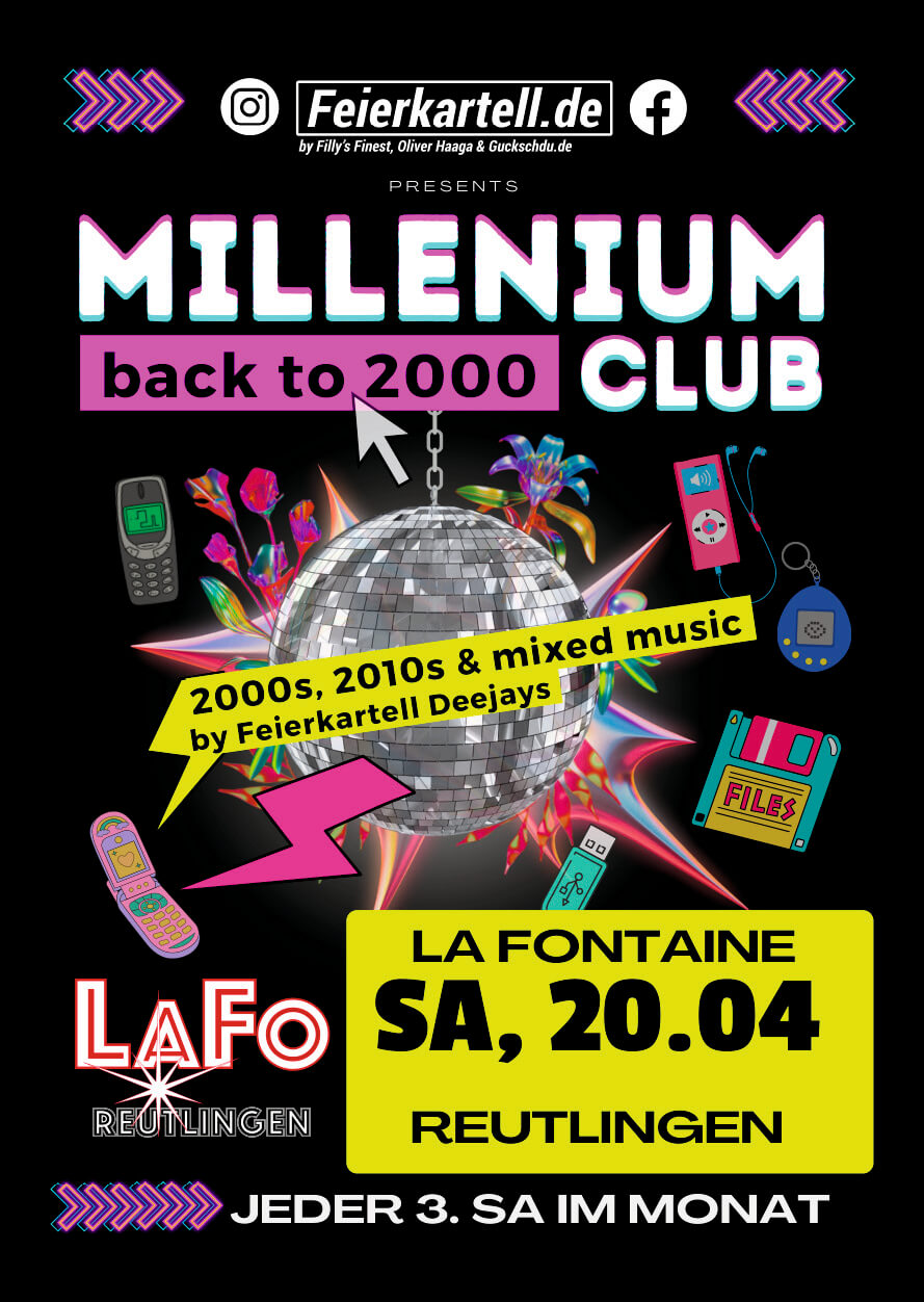 2000er und 2010er Party | Reutlingen | Club La Fontaine