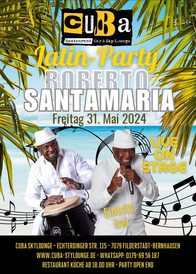 Latin Party mit Roberto Santamaria