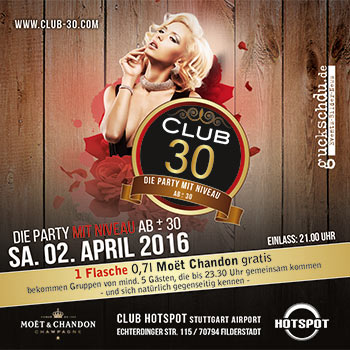 club 30 party april 2016
