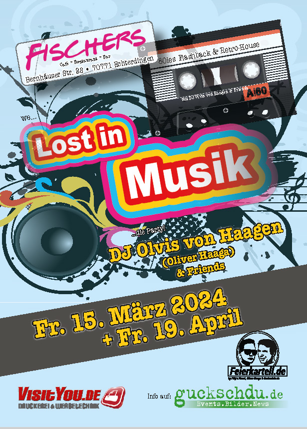 Lost in Music Flyer Mrz 19