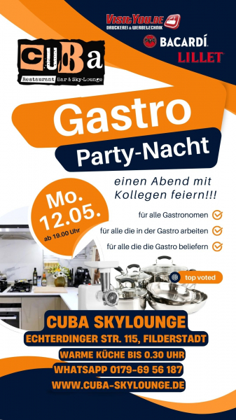 Gastro-Party-Flyer