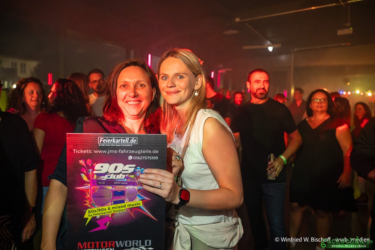 90er Party Motorworld Metzingen